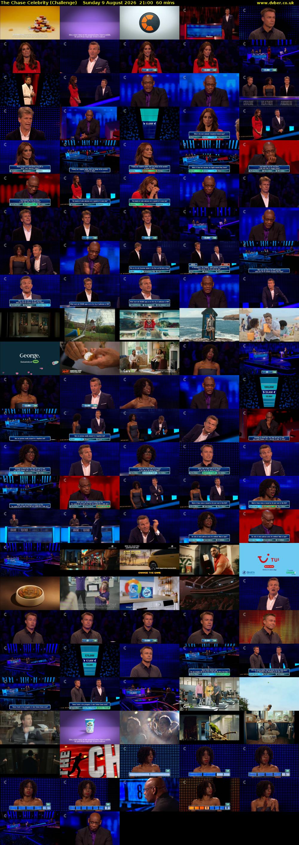 The Chase Celebrity (Challenge) Sunday 9 August 2026 21:00 - 22:00