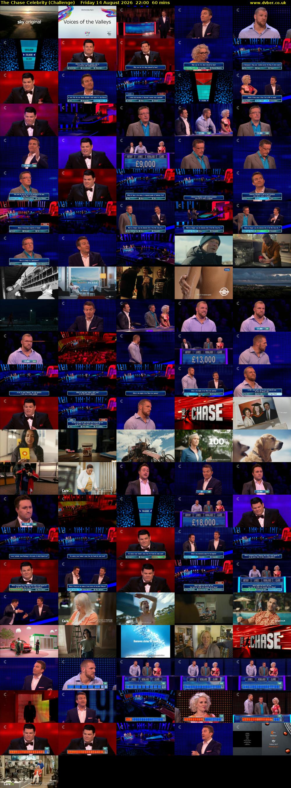 The Chase Celebrity (Challenge) Friday 14 August 2026 22:00 - 23:00