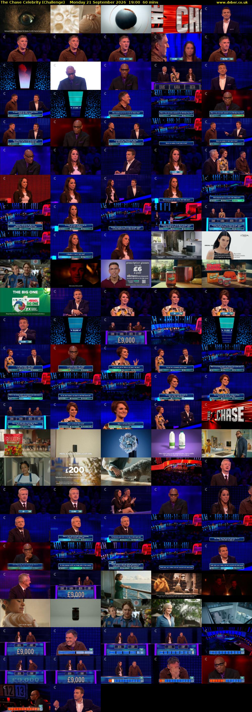 The Chase Celebrity (Challenge) Monday 21 September 2026 19:00 - 20:00
