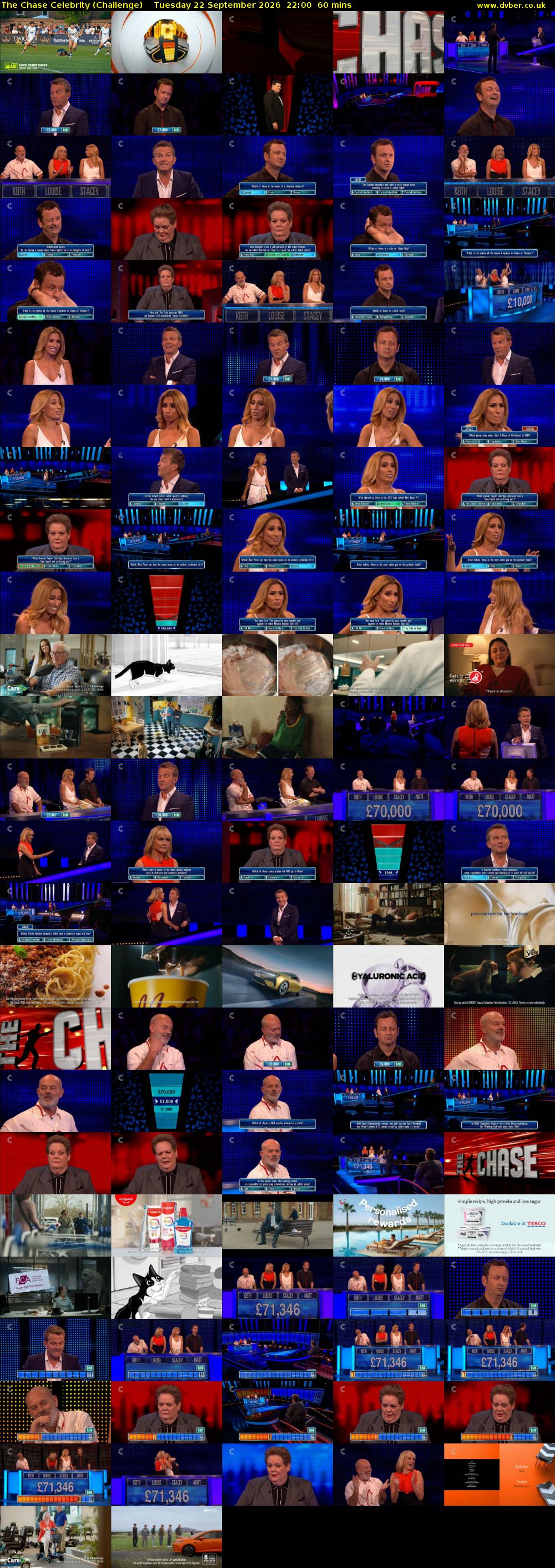 The Chase Celebrity (Challenge) Tuesday 22 September 2026 22:00 - 23:00
