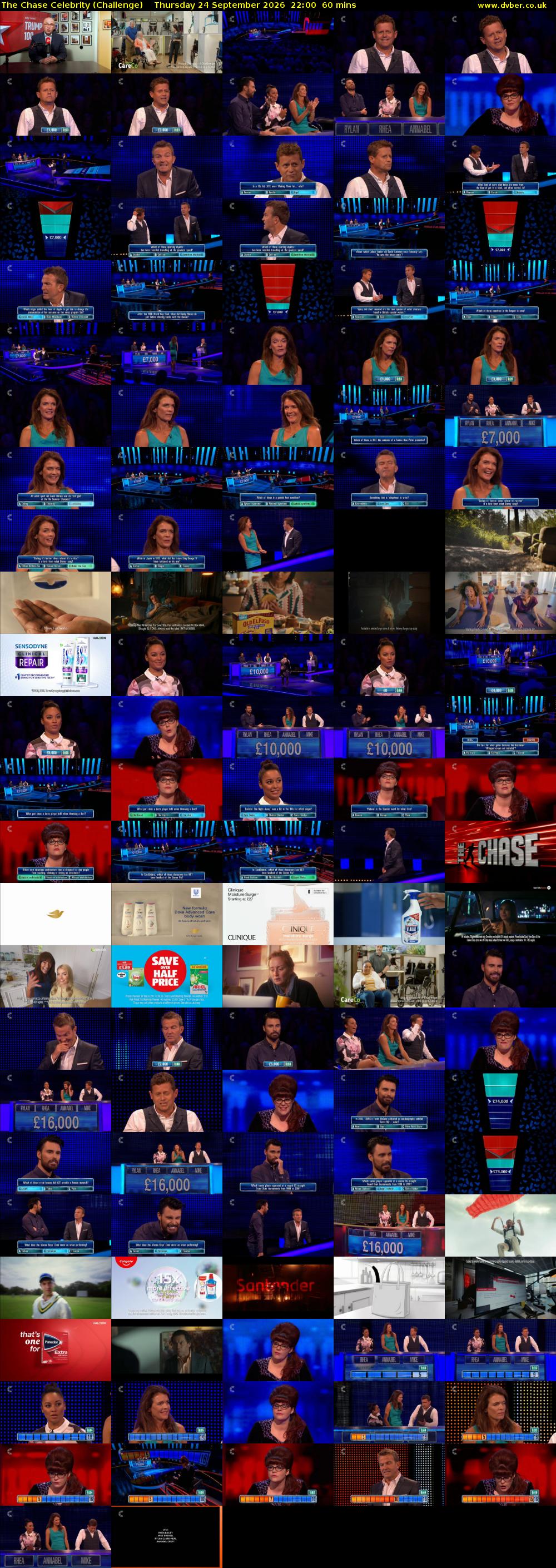 The Chase Celebrity (Challenge) Thursday 24 September 2026 22:00 - 23:00