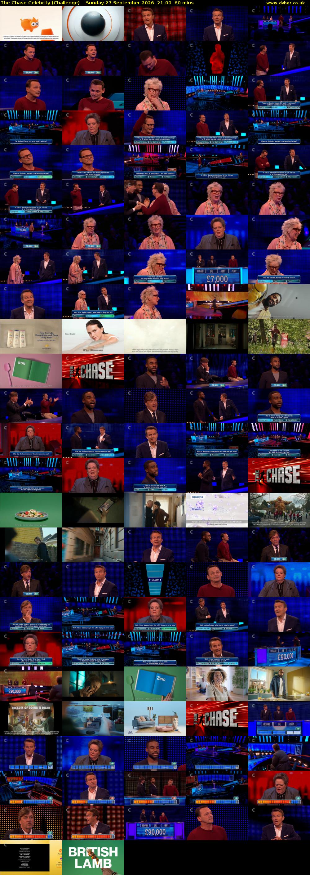 The Chase Celebrity (Challenge) Sunday 27 September 2026 21:00 - 22:00