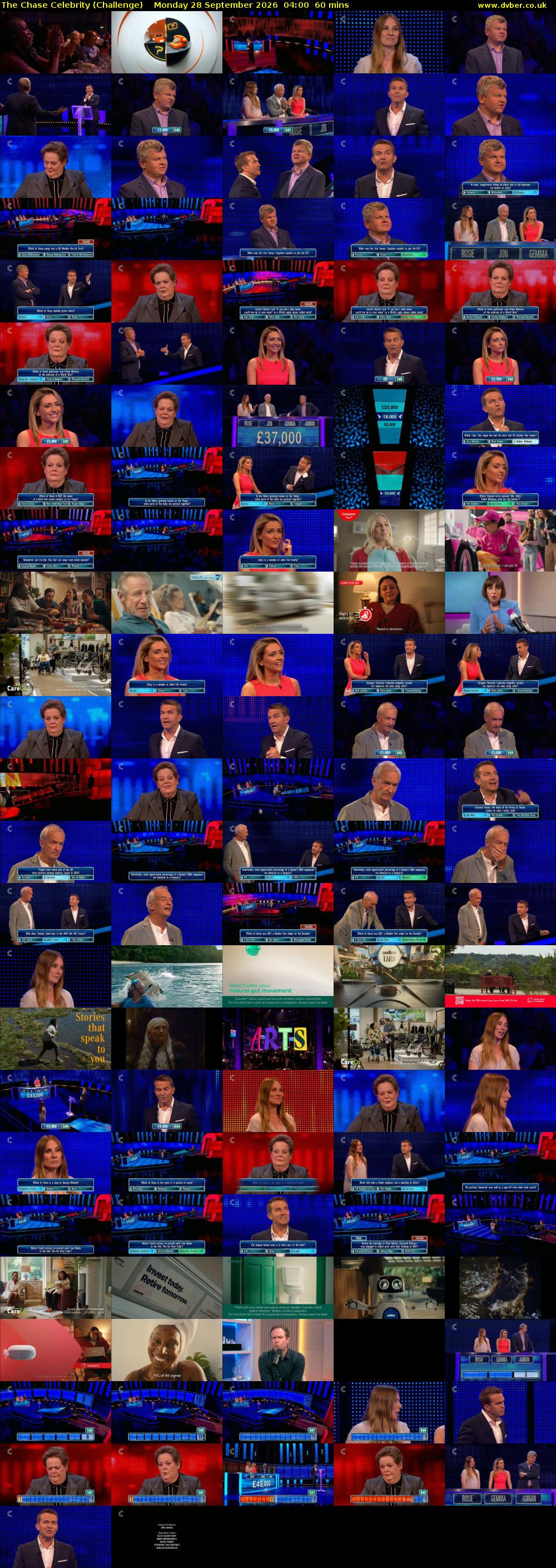 The Chase Celebrity (Challenge) Monday 28 September 2026 04:00 - 05:00