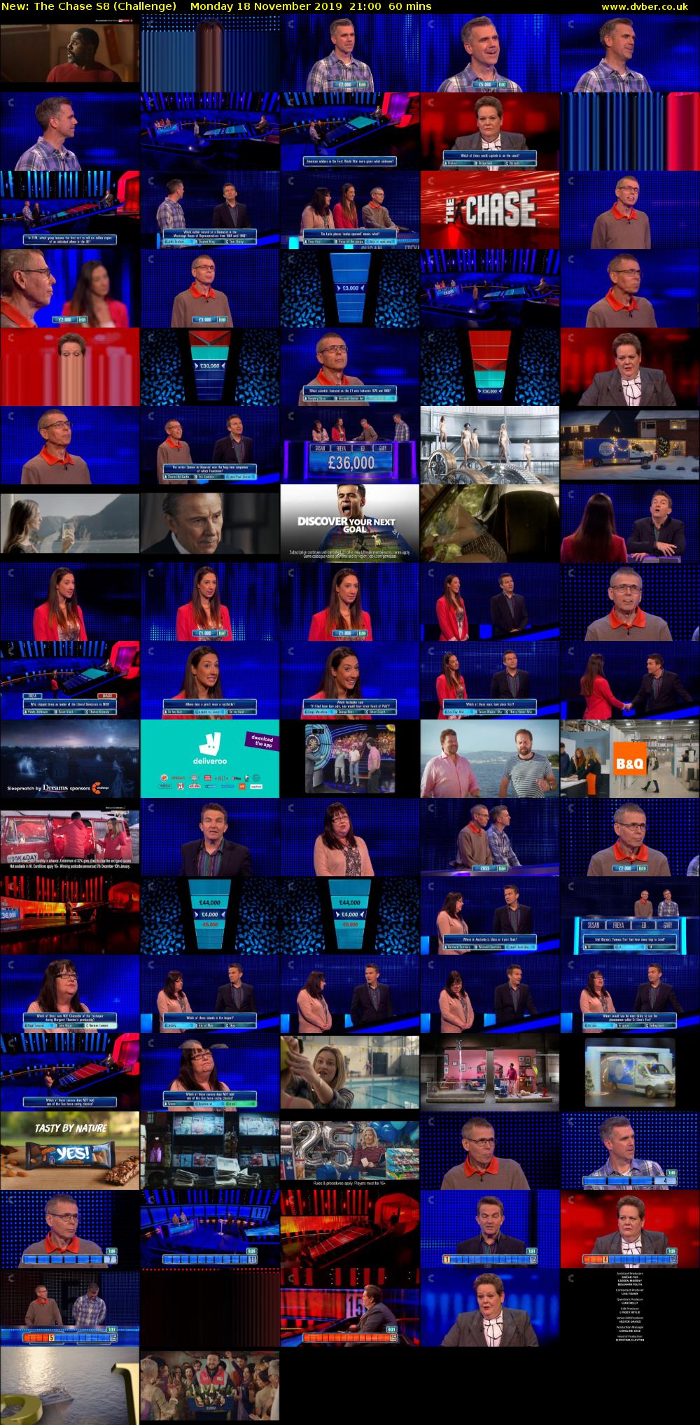 The Chase S8 (Challenge) Monday 18 November 2019 21:00 - 22:00