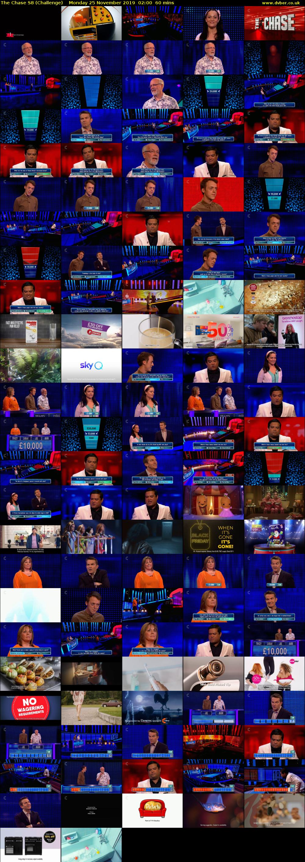 The Chase S8 (Challenge) Monday 25 November 2019 02:00 - 03:00