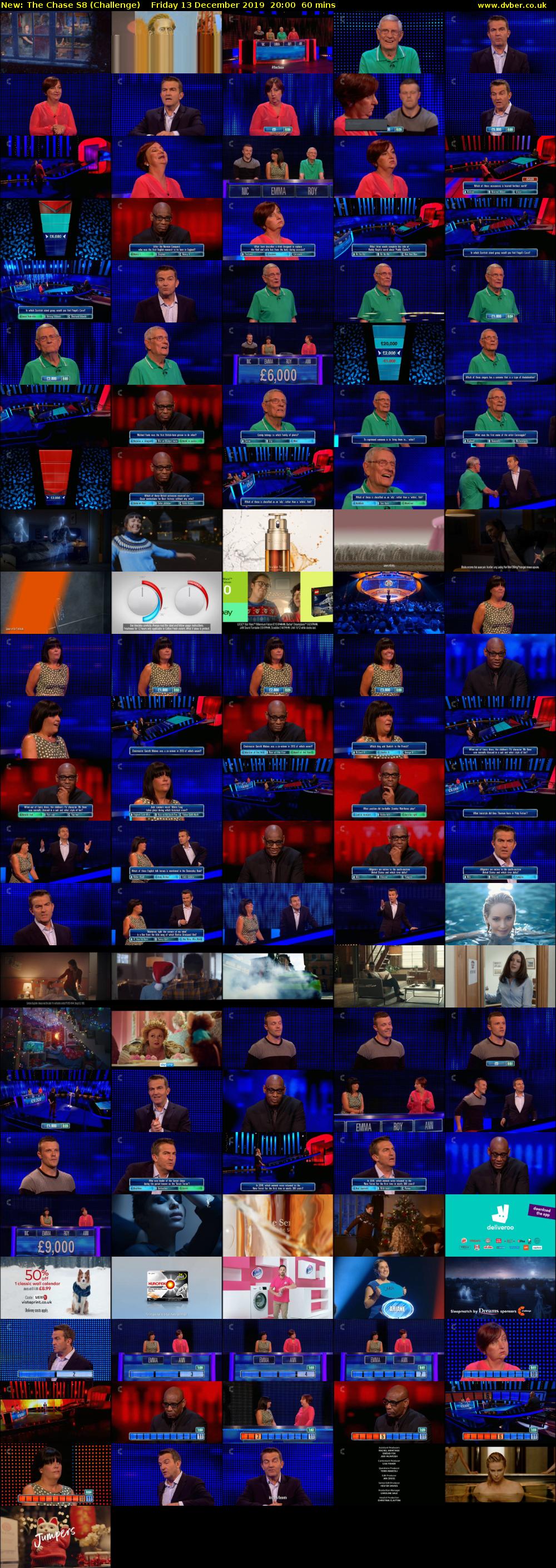 The Chase S8 (Challenge) Friday 13 December 2019 20:00 - 21:00