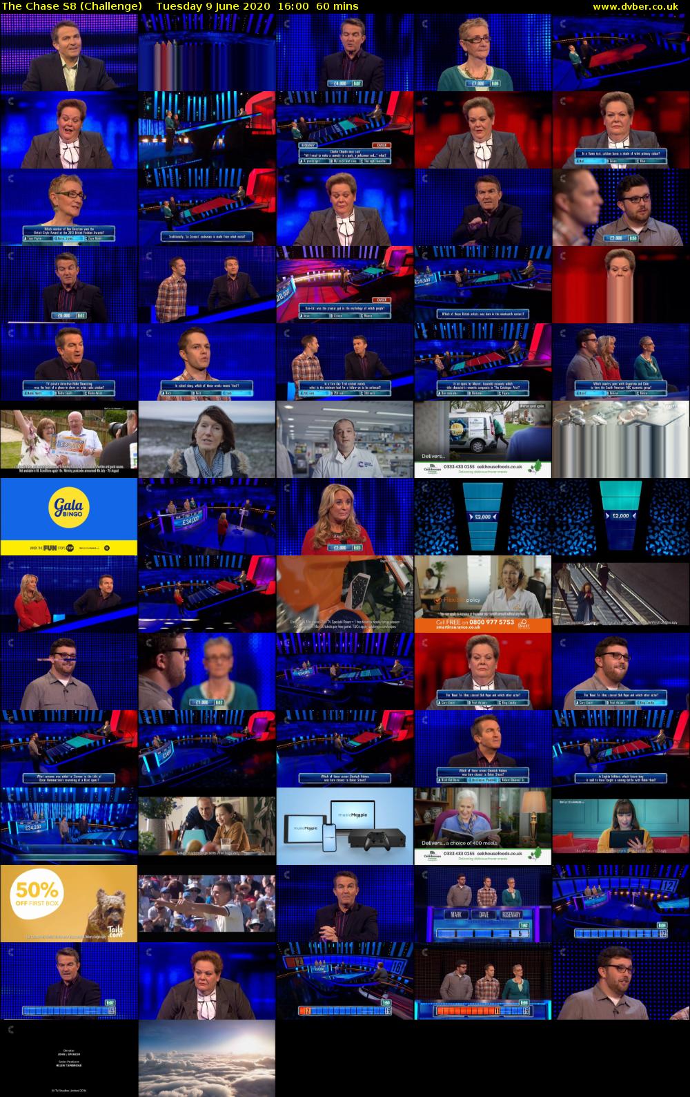 The Chase S8 (Challenge) Tuesday 9 June 2020 16:00 - 17:00