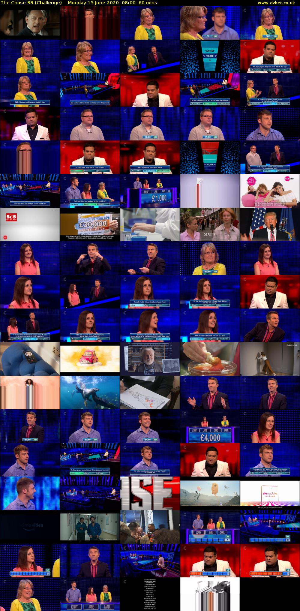The Chase S8 (Challenge) Monday 15 June 2020 08:00 - 09:00