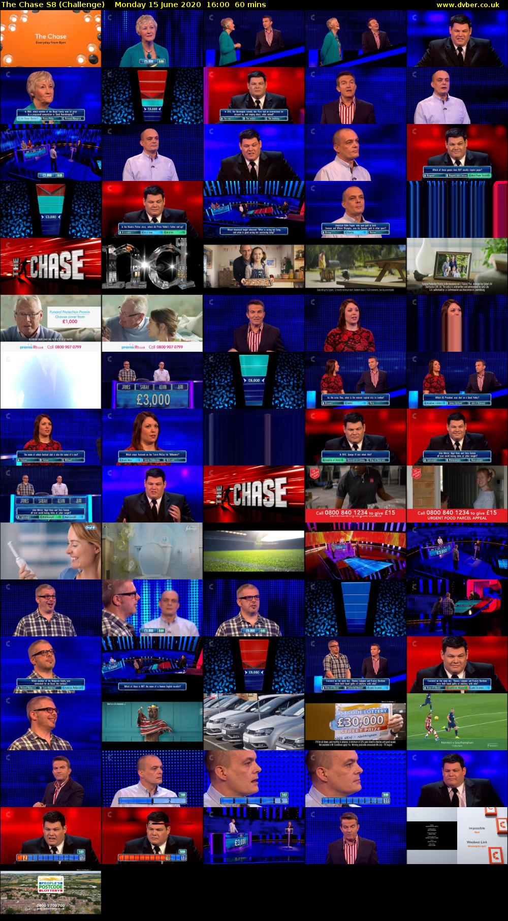 The Chase S8 (Challenge) Monday 15 June 2020 16:00 - 17:00