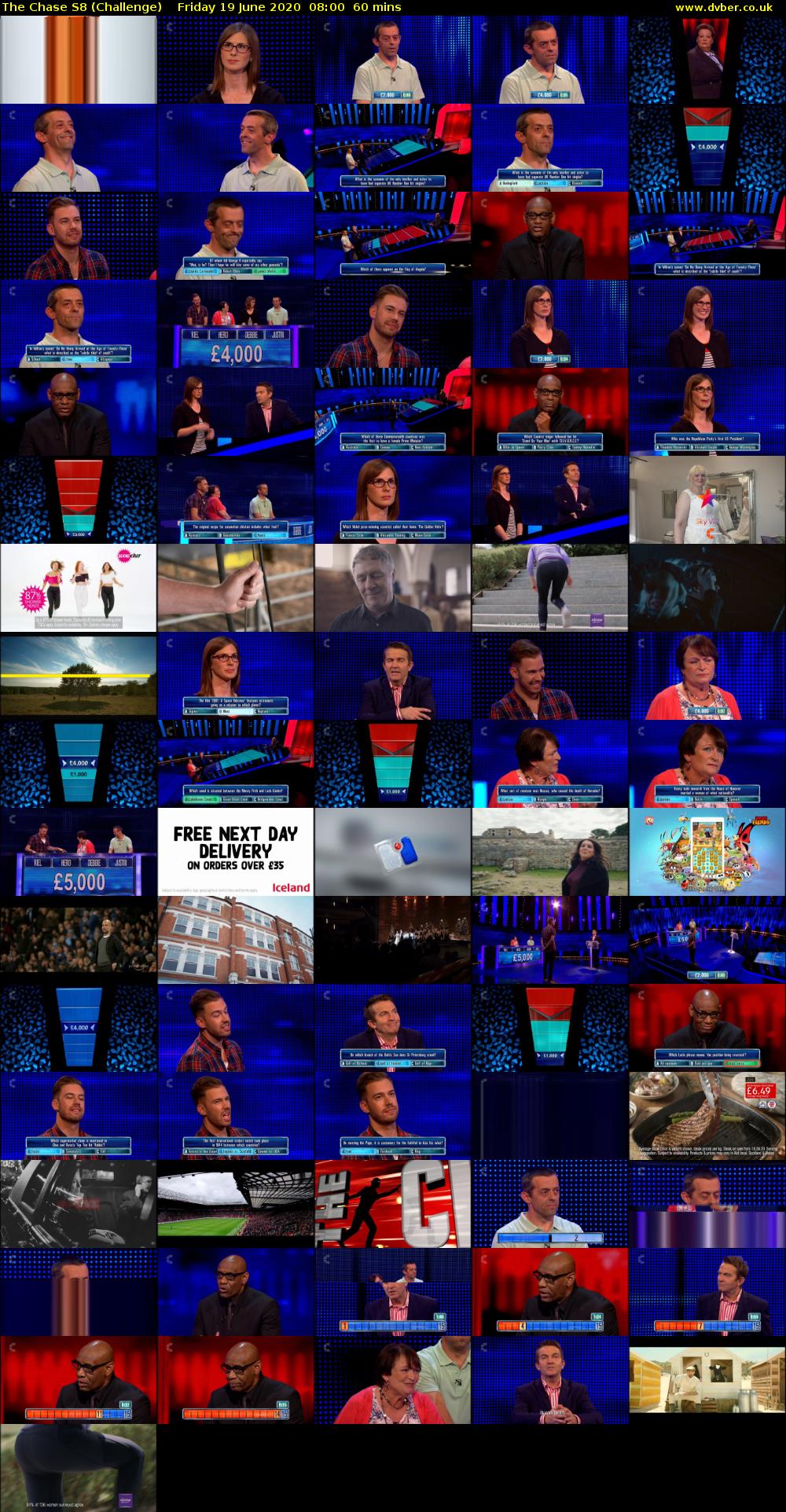The Chase S8 (Challenge) Friday 19 June 2020 08:00 - 09:00