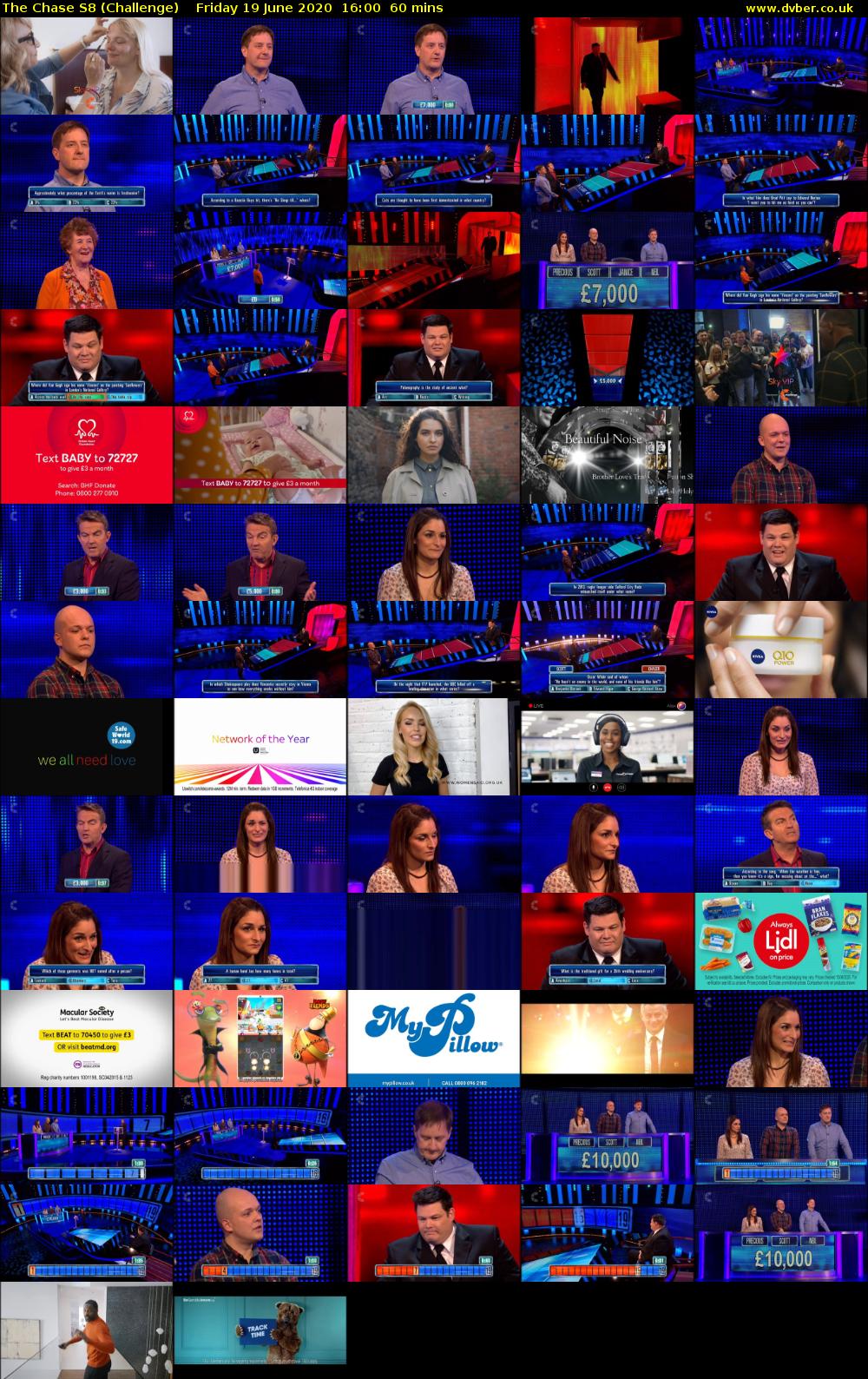 The Chase S8 (Challenge) Friday 19 June 2020 16:00 - 17:00