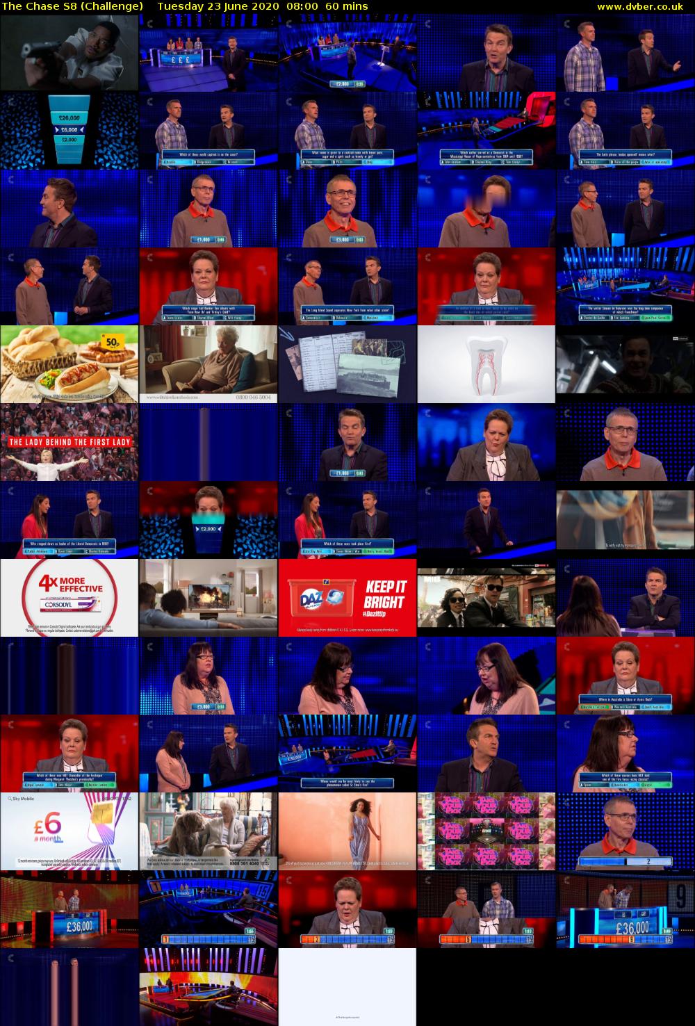 The Chase S8 (Challenge) Tuesday 23 June 2020 08:00 - 09:00