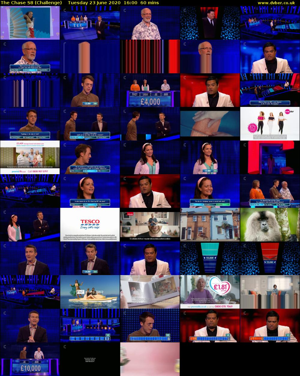 The Chase S8 (Challenge) Tuesday 23 June 2020 16:00 - 17:00