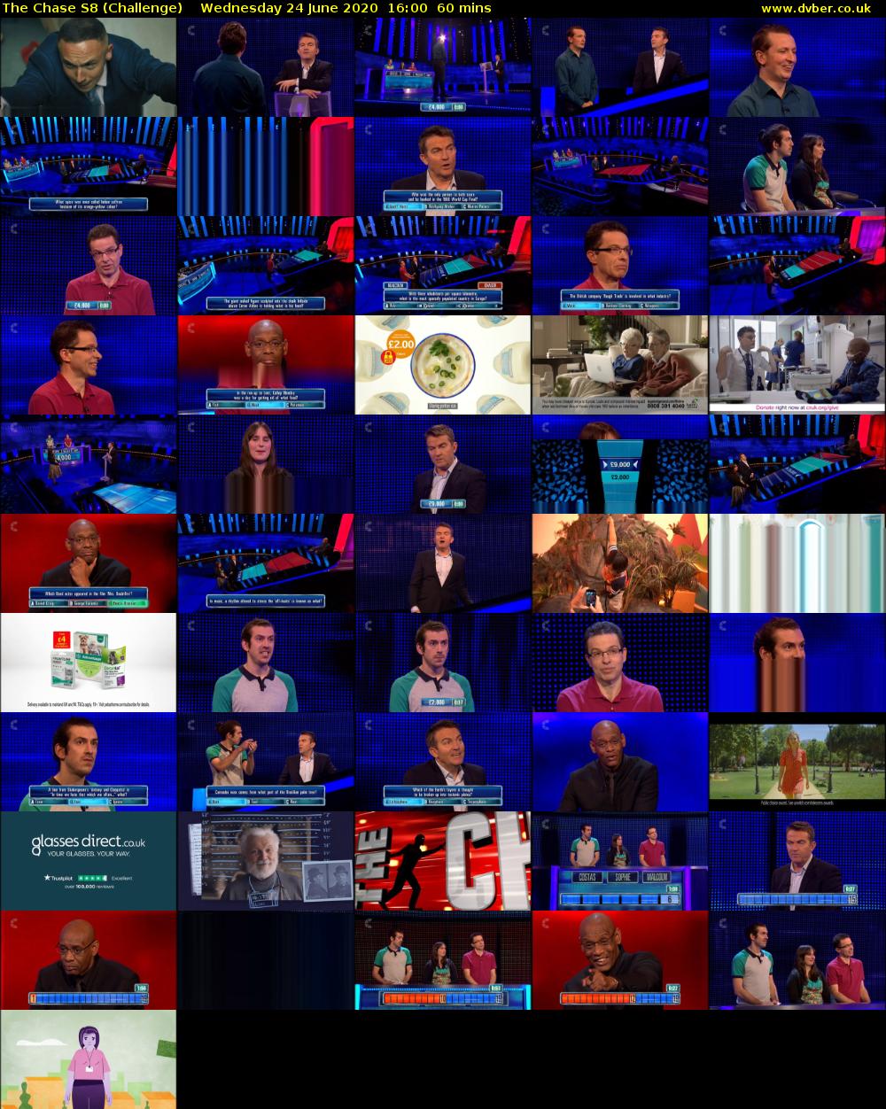 The Chase S8 (Challenge) Wednesday 24 June 2020 16:00 - 17:00