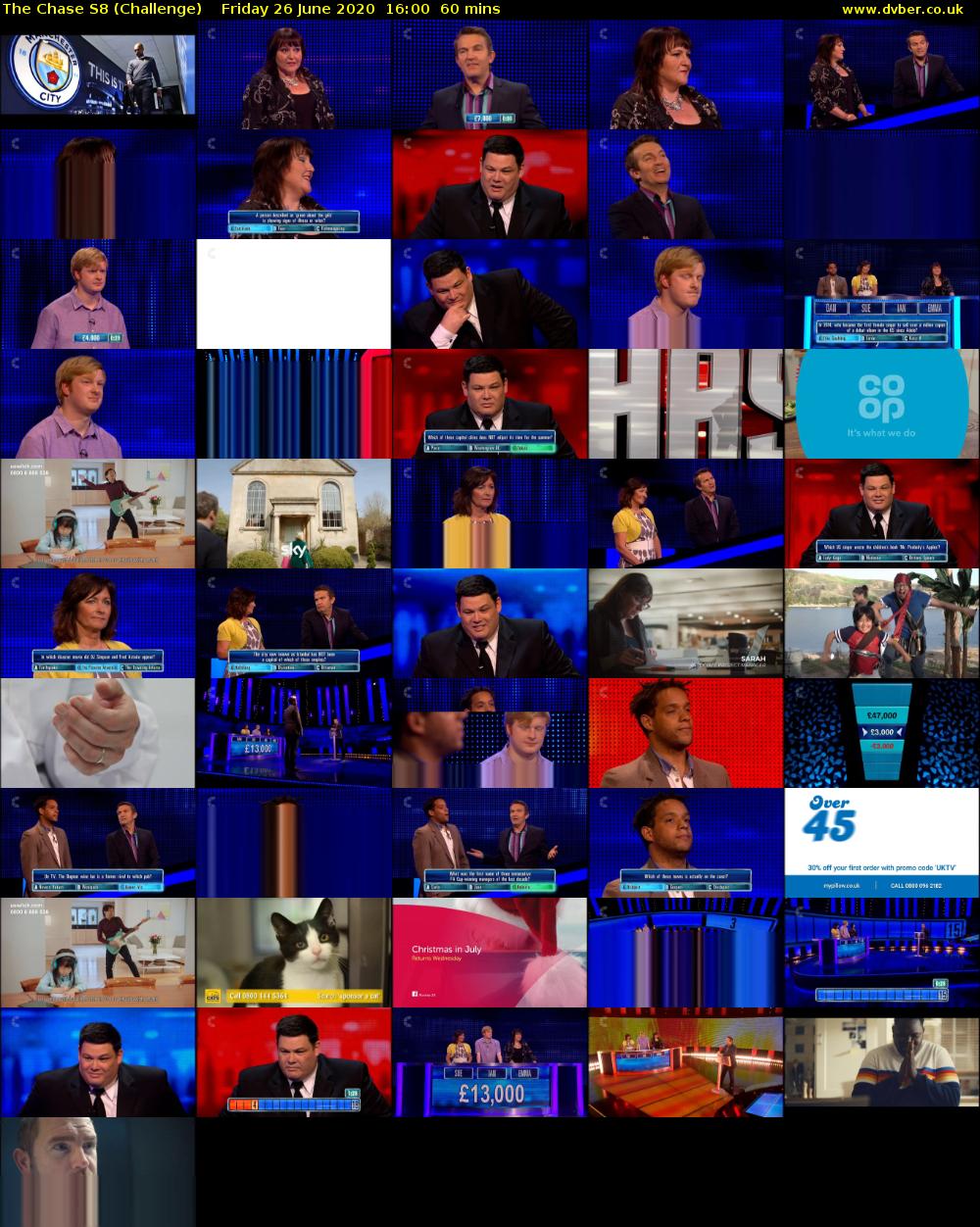 The Chase S8 (Challenge) Friday 26 June 2020 16:00 - 17:00
