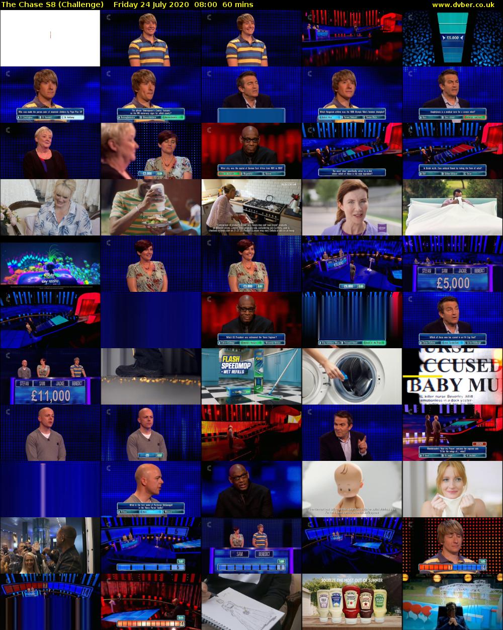 The Chase S8 (Challenge) Friday 24 July 2020 08:00 - 09:00