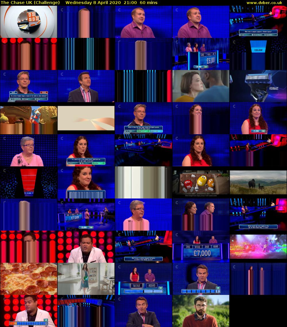 The Chase UK (Challenge) Wednesday 8 April 2020 21:00 - 22:00