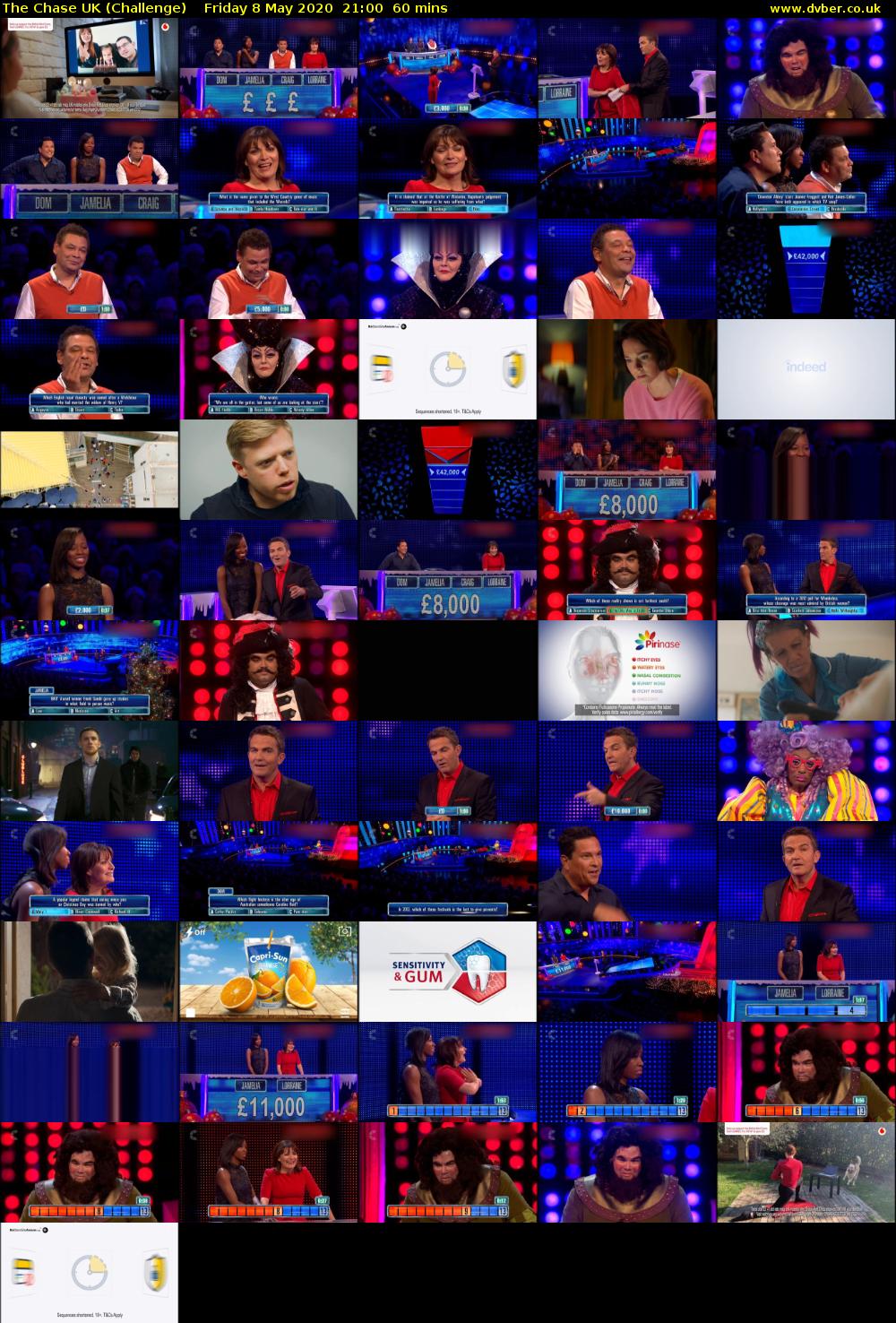 The Chase UK (Challenge) Friday 8 May 2020 21:00 - 22:00