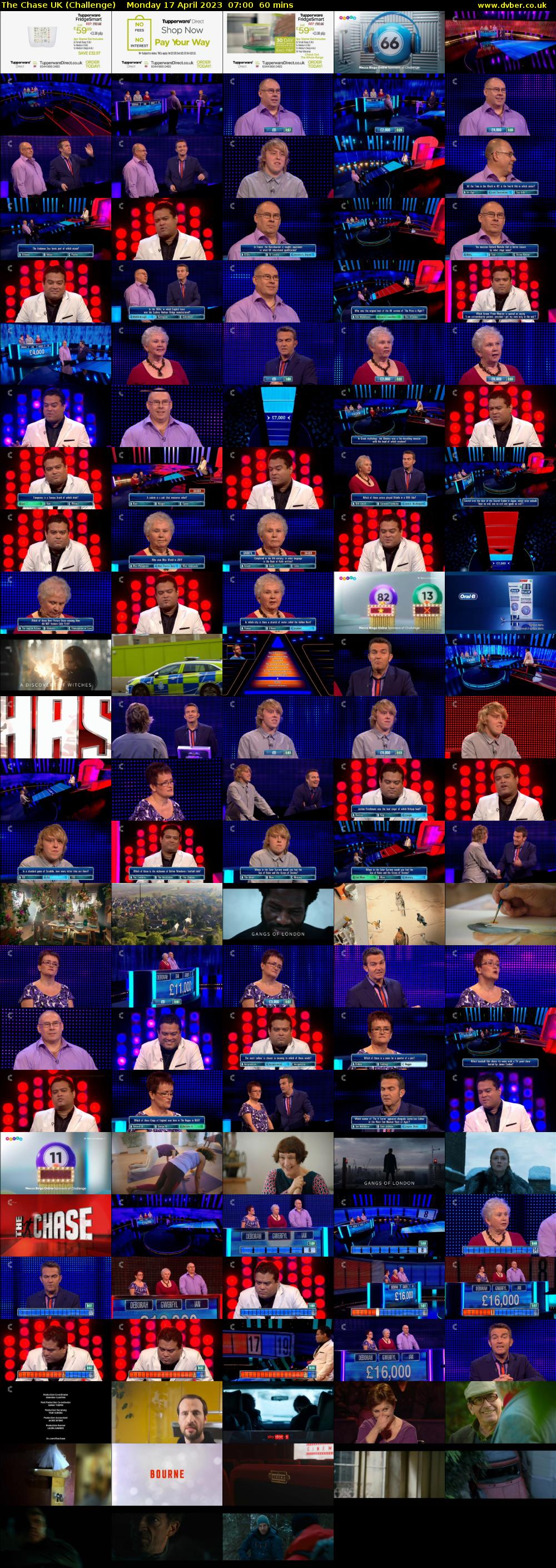 The Chase UK (Challenge) Monday 17 April 2023 07:00 - 08:00