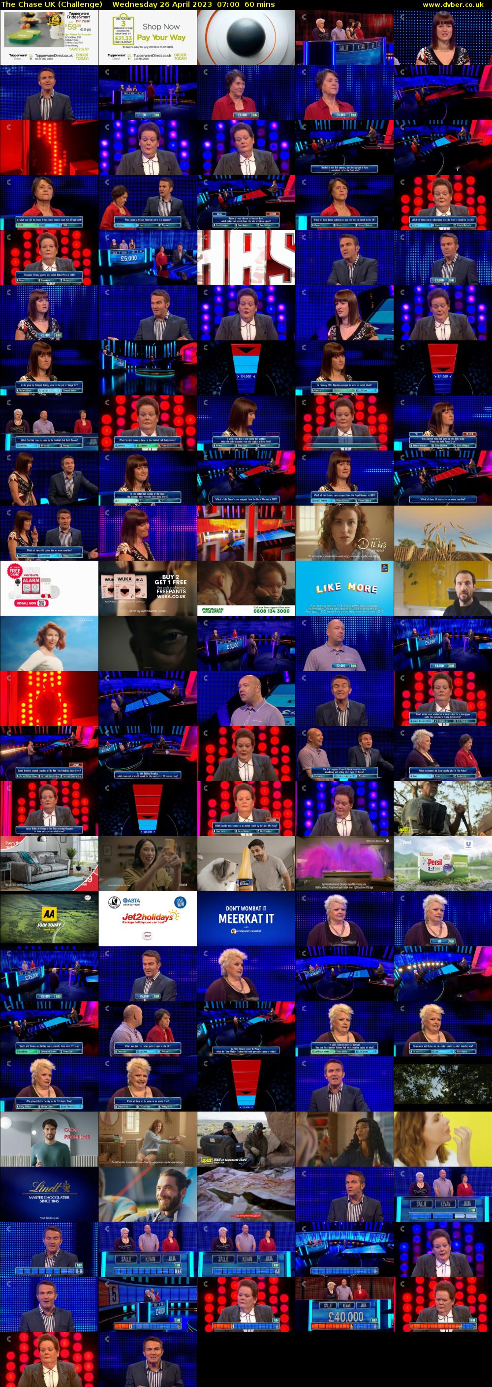 The Chase UK (Challenge) Wednesday 26 April 2023 07:00 - 08:00