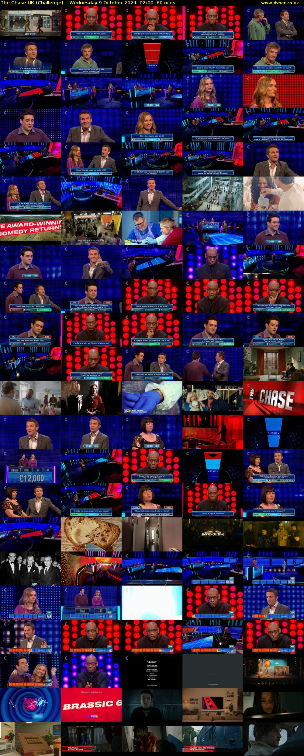 The Chase UK (Challenge) Wednesday 9 October 2024 02:00 - 03:00