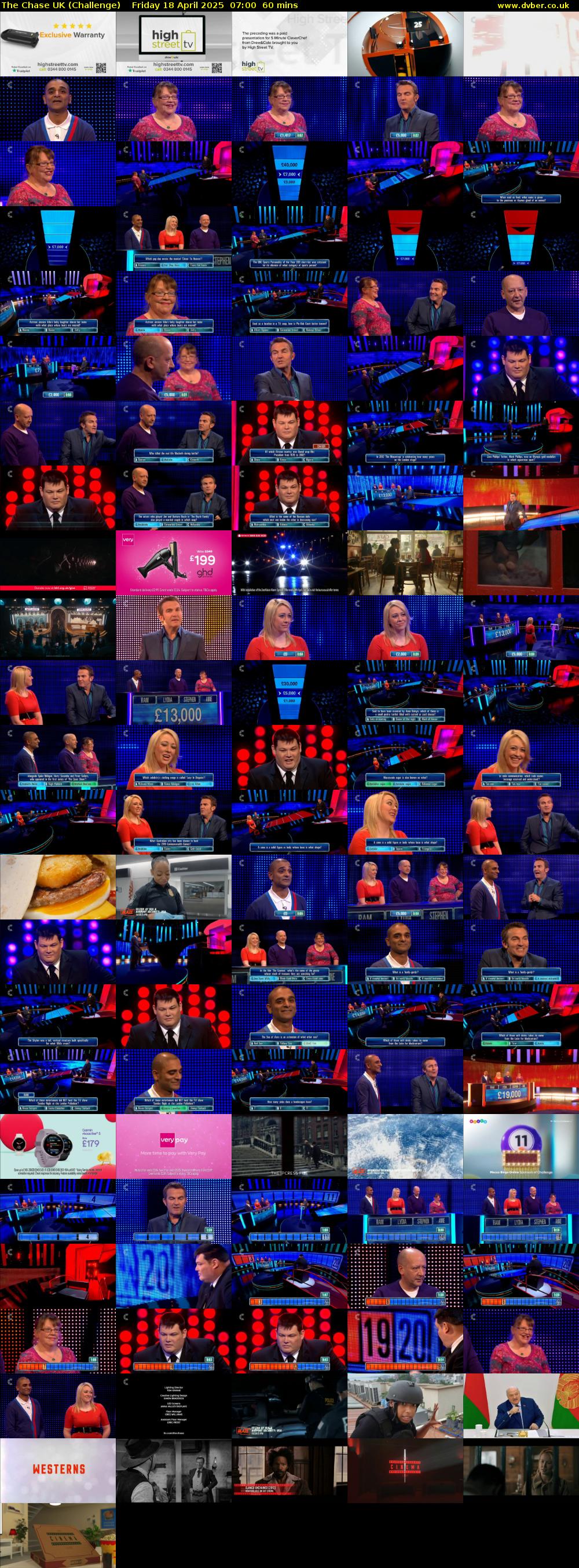 The Chase UK (Challenge) Friday 18 April 2025 07:00 - 08:00