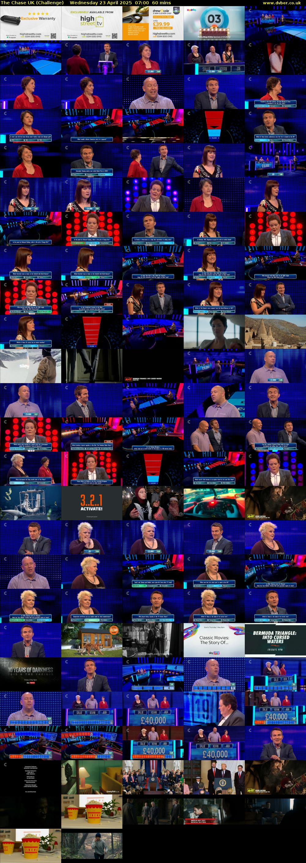 The Chase UK (Challenge) Wednesday 23 April 2025 07:00 - 08:00