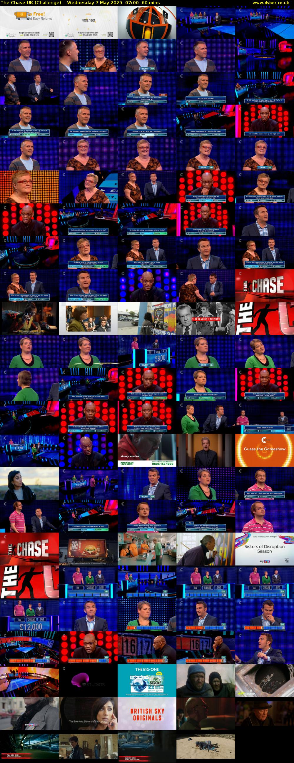 The Chase UK (Challenge) Wednesday 7 May 2025 07:00 - 08:00