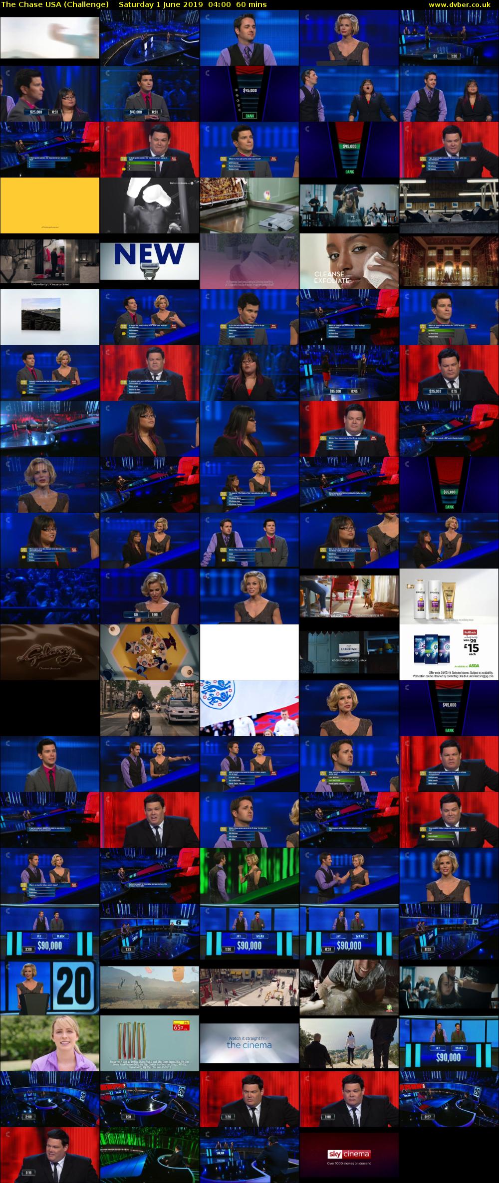 The Chase USA (Challenge) Saturday 1 June 2019 04:00 - 05:00