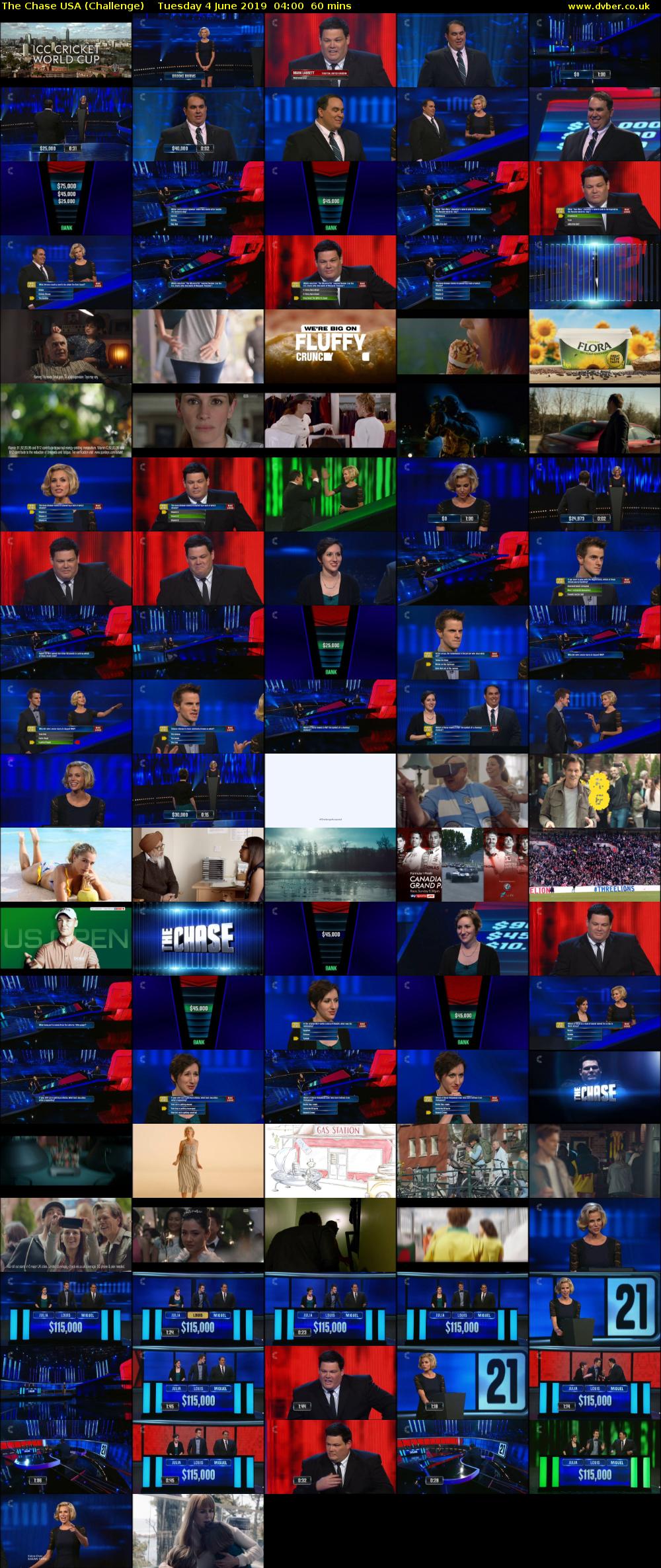 The Chase USA (Challenge) Tuesday 4 June 2019 04:00 - 05:00