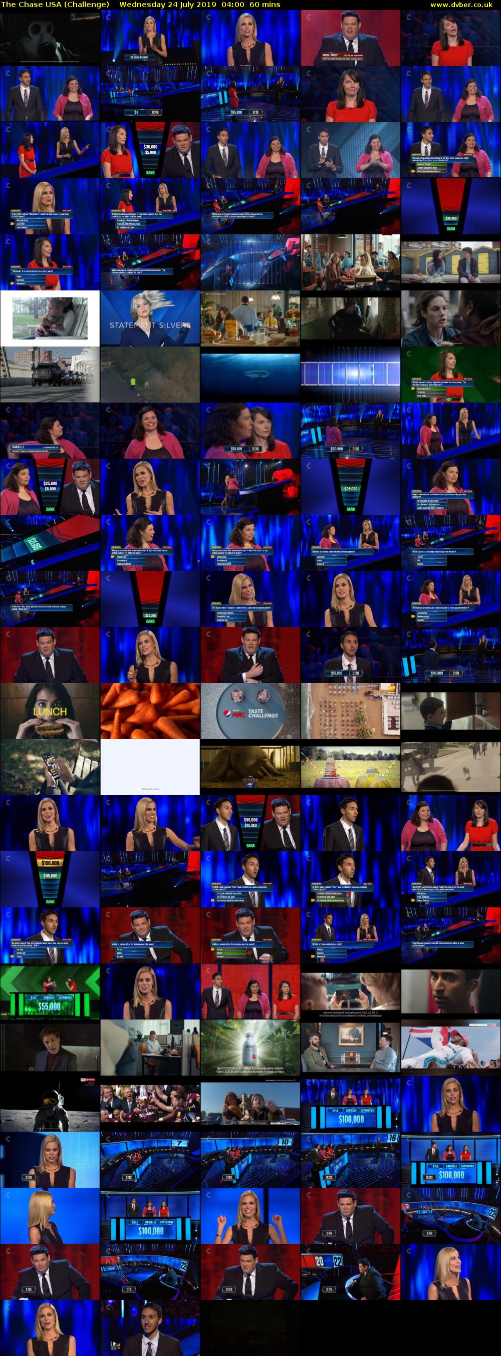 The Chase USA (Challenge) Wednesday 24 July 2019 04:00 - 05:00