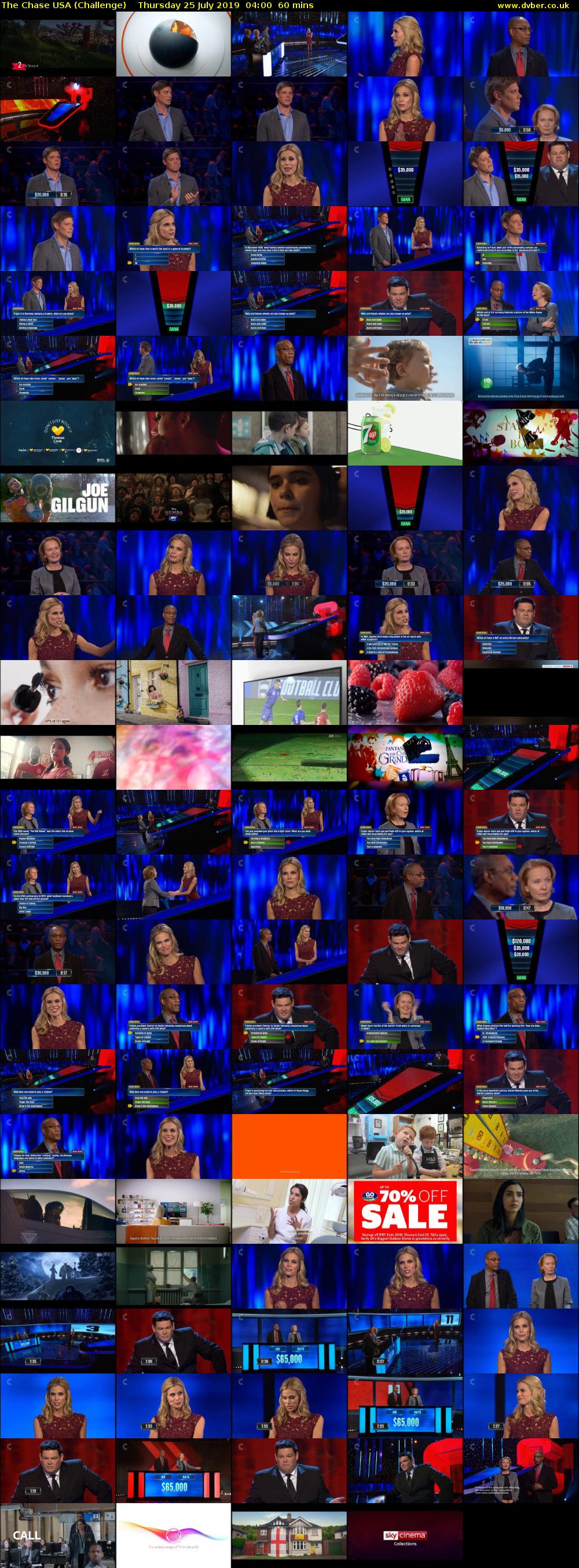The Chase USA (Challenge) Thursday 25 July 2019 04:00 - 05:00
