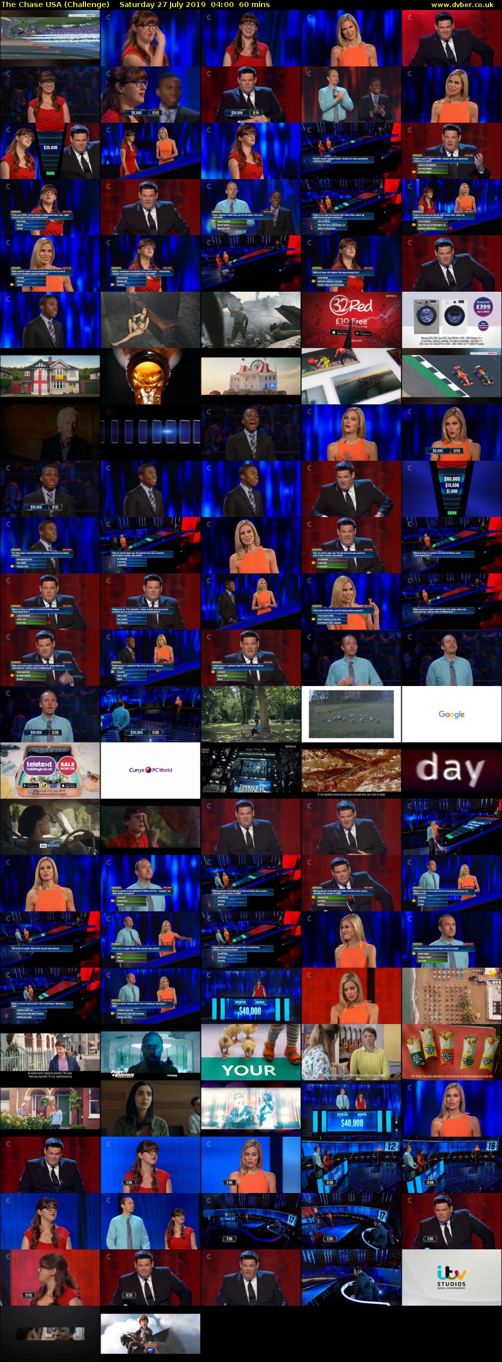 The Chase USA (Challenge) Saturday 27 July 2019 04:00 - 05:00