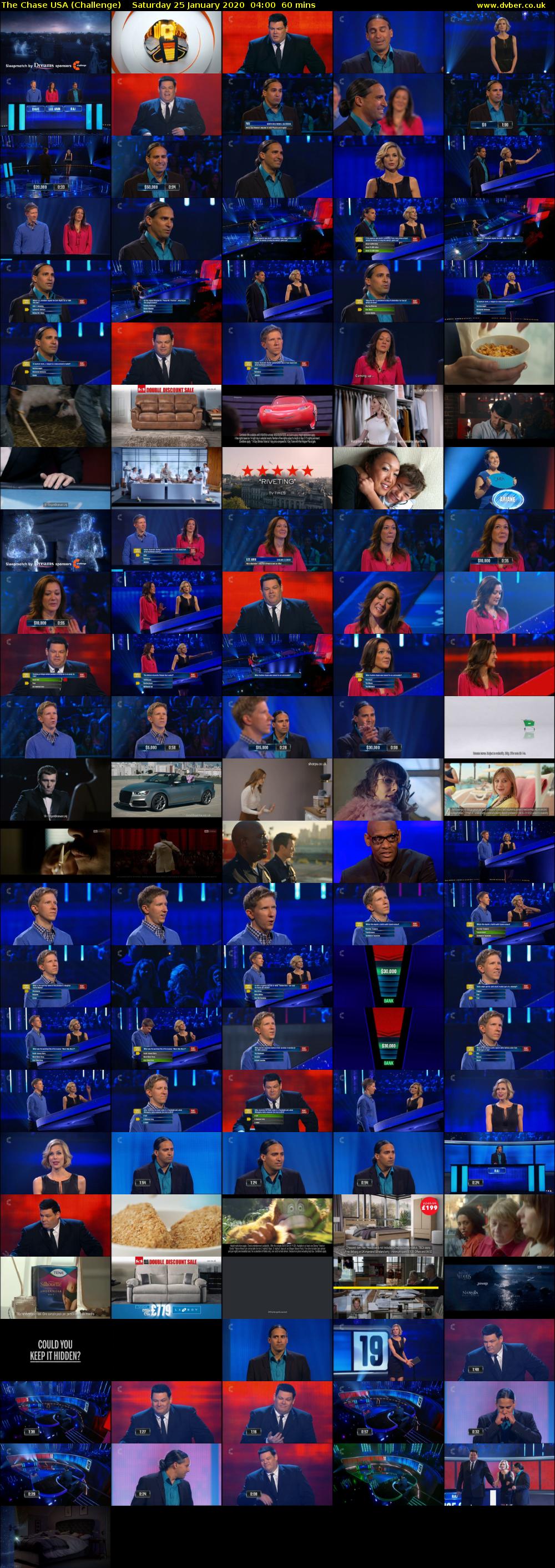 The Chase USA (Challenge) Saturday 25 January 2020 04:00 - 05:00