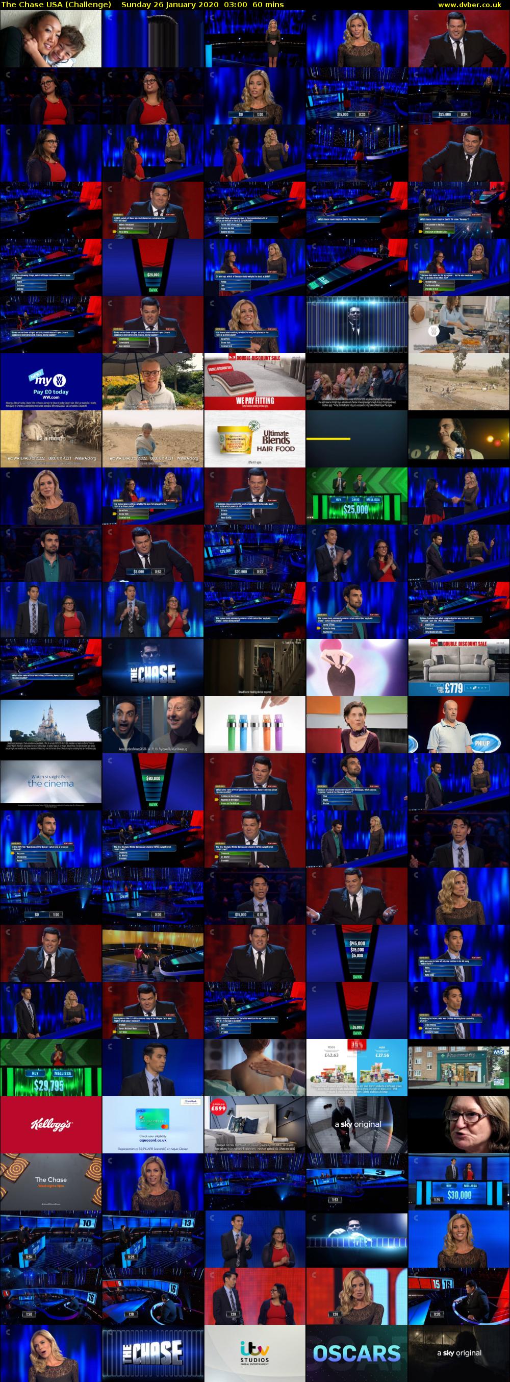 The Chase USA (Challenge) Sunday 26 January 2020 03:00 - 04:00