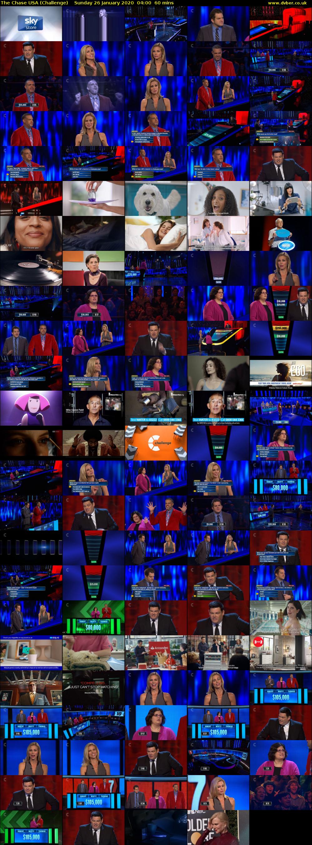 The Chase USA (Challenge) Sunday 26 January 2020 04:00 - 05:00