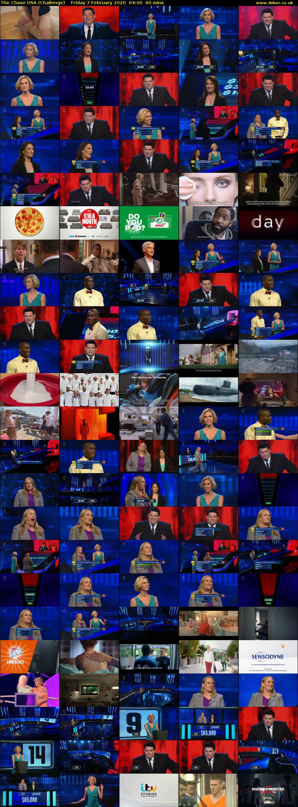 The Chase USA (Challenge) Friday 7 February 2020 04:00 - 05:00