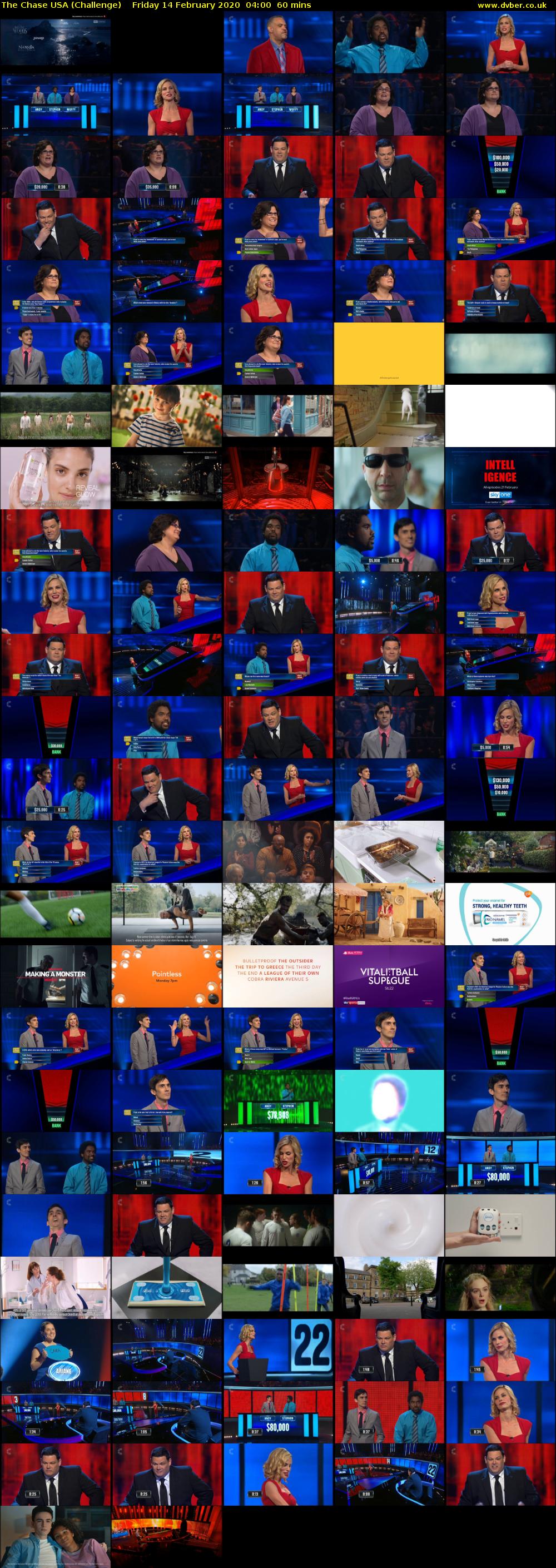 The Chase USA (Challenge) Friday 14 February 2020 04:00 - 05:00