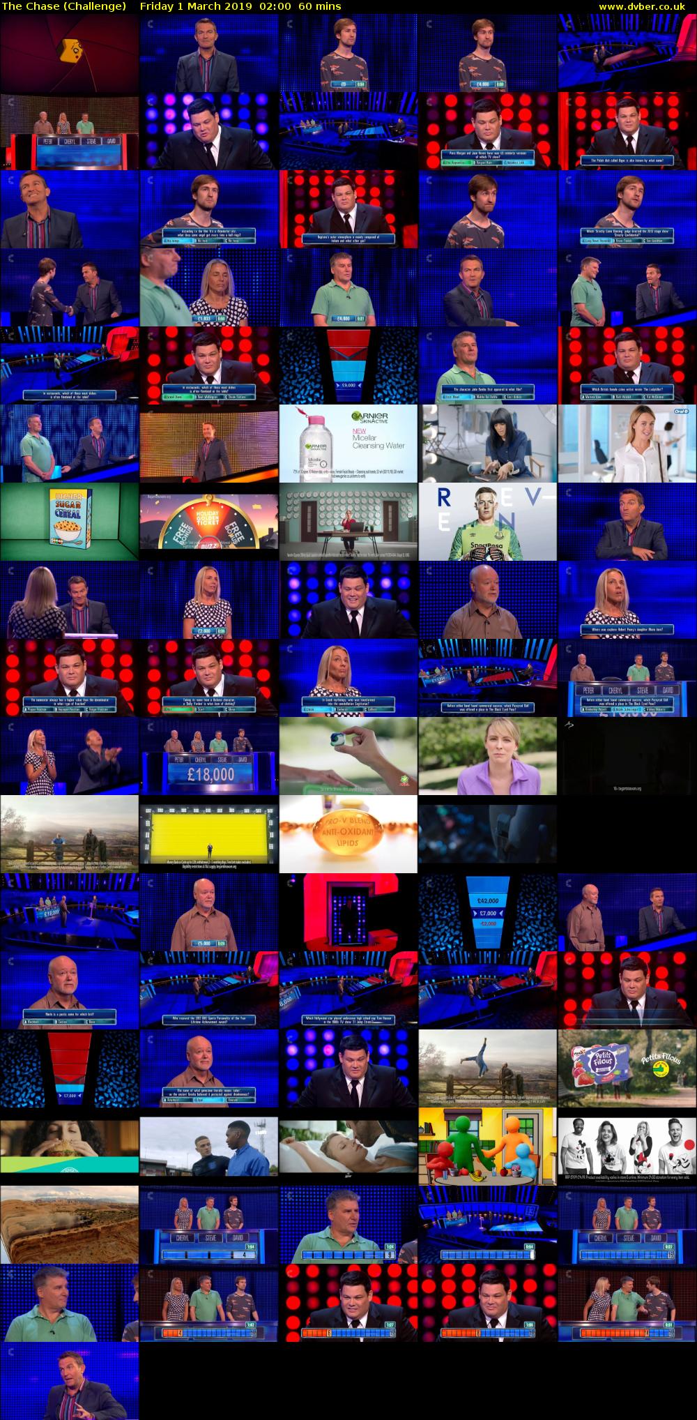 The Chase (Challenge) Friday 1 March 2019 02:00 - 03:00