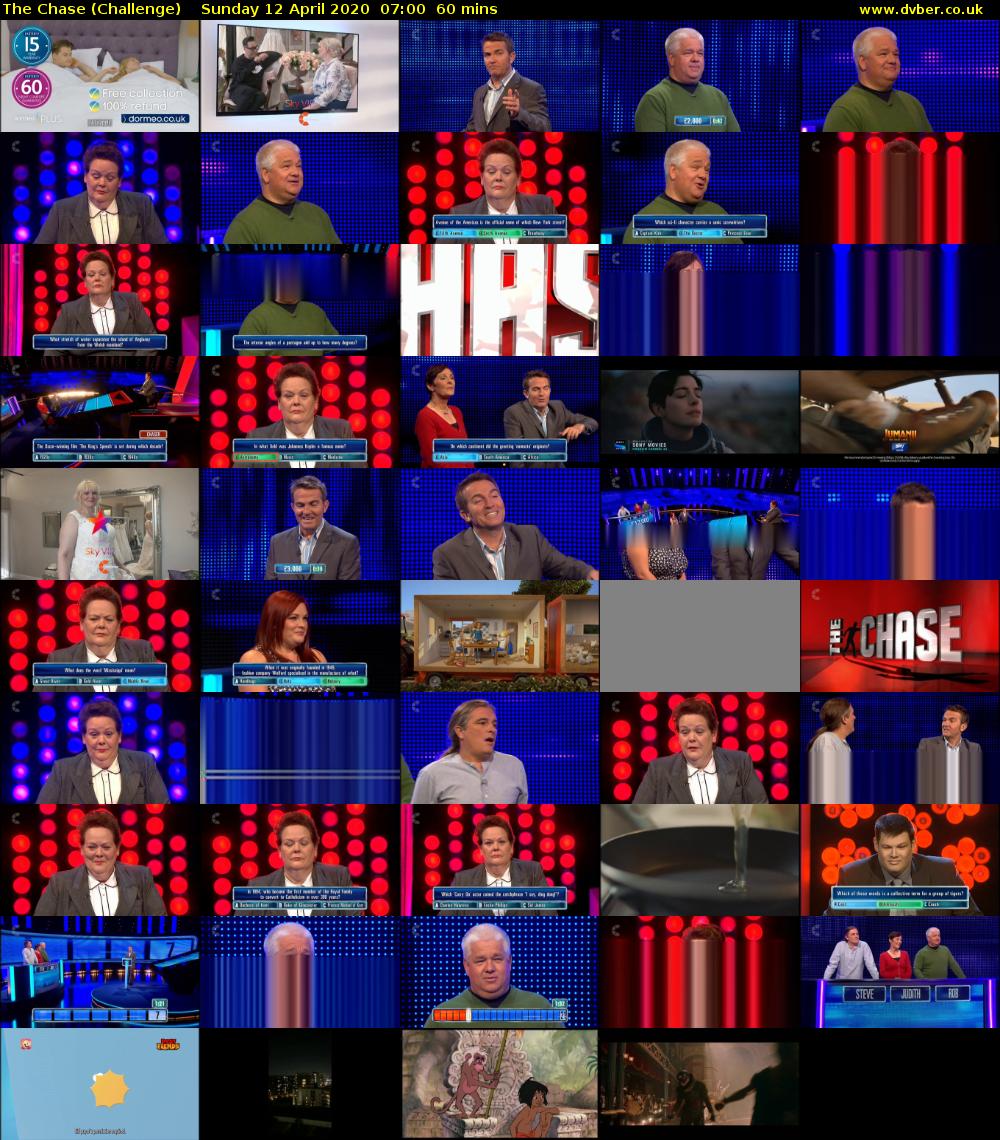 The Chase (Challenge) Sunday 12 April 2020 07:00 - 08:00