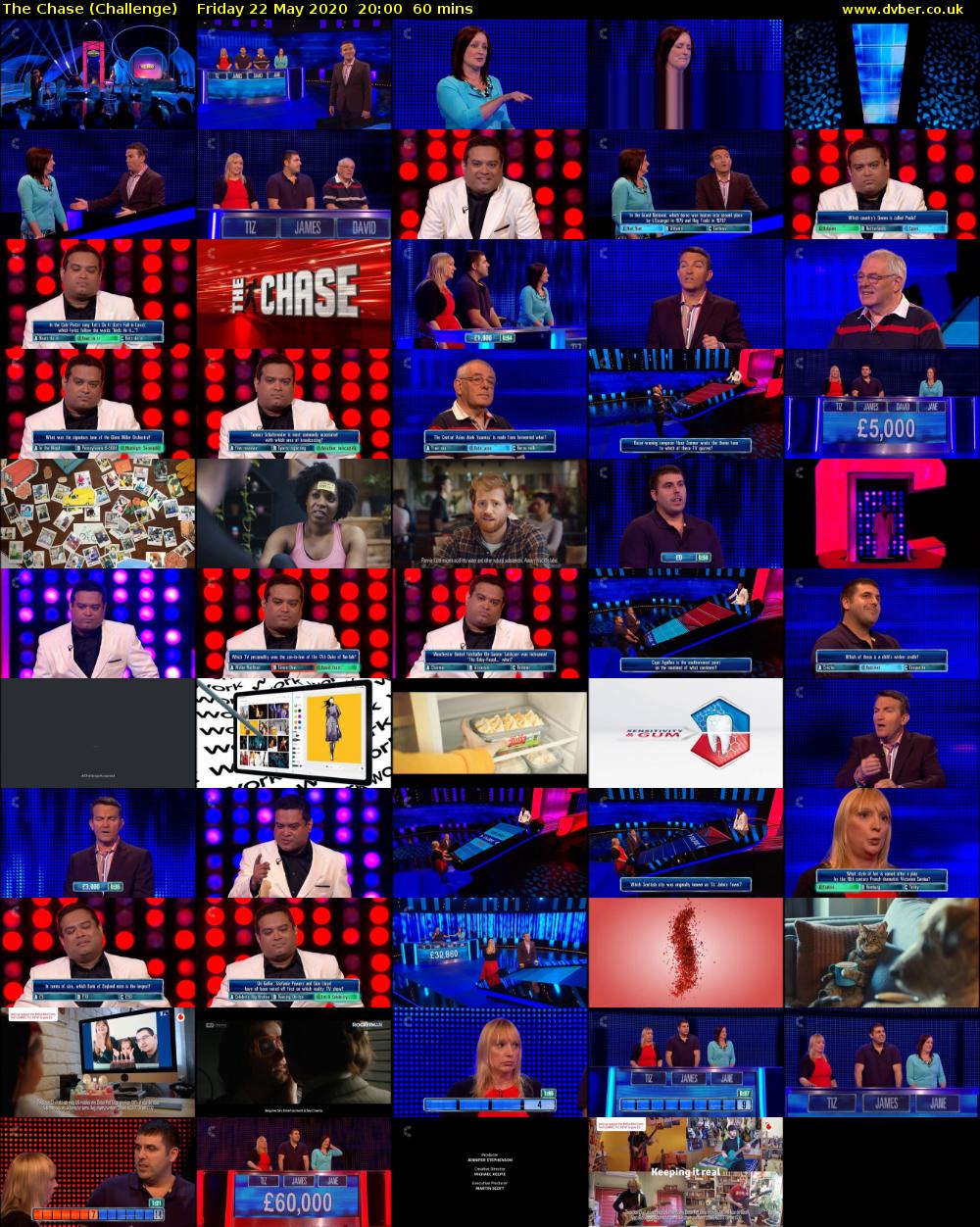 The Chase (Challenge) Friday 22 May 2020 20:00 - 21:00