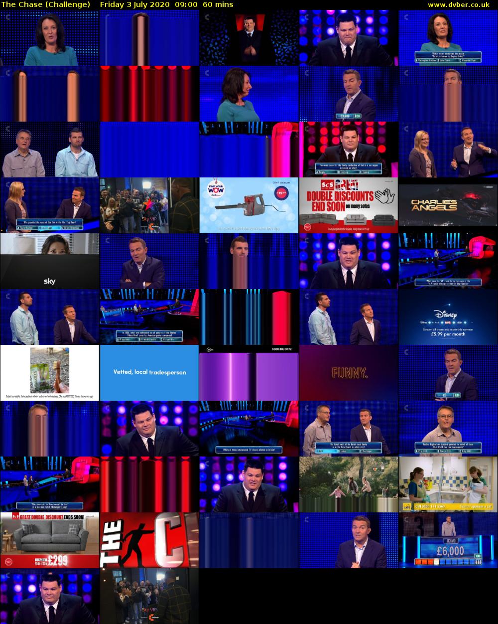 The Chase (Challenge) Friday 3 July 2020 09:00 - 10:00