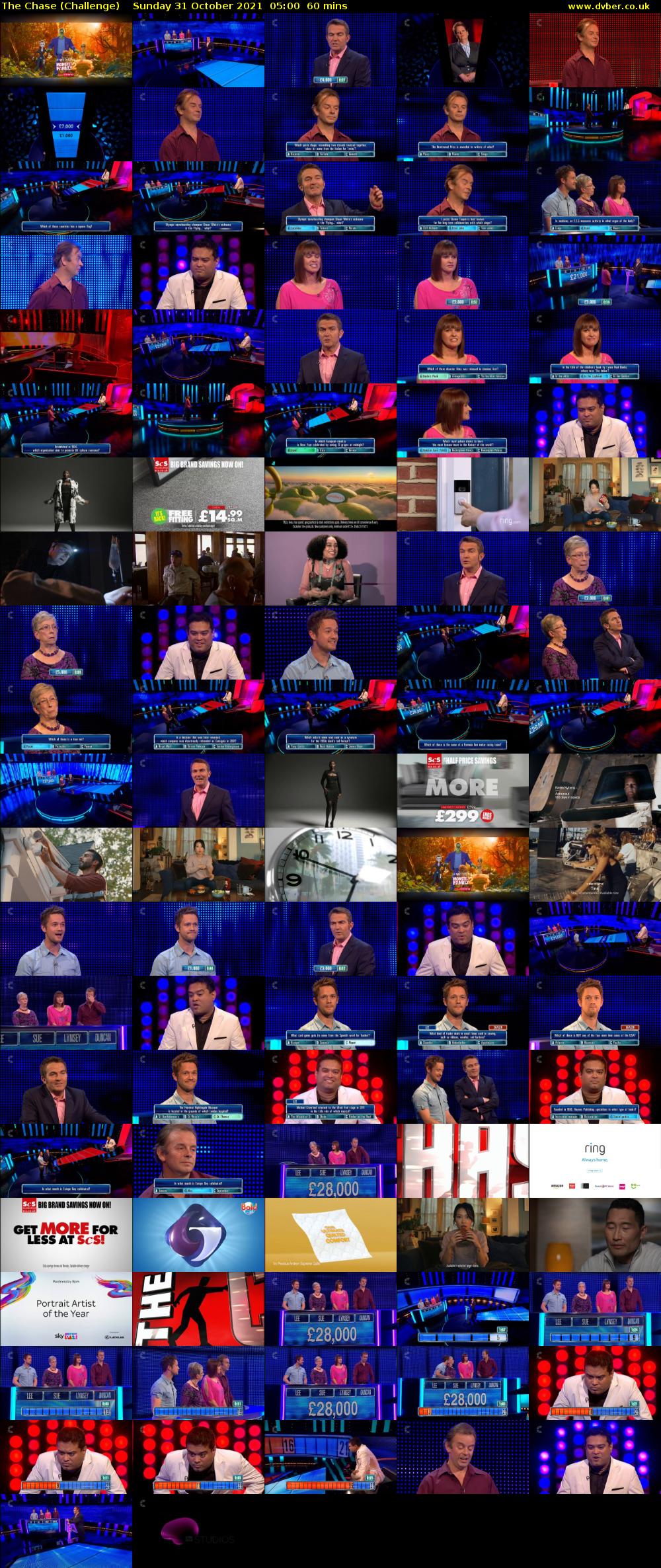 The Chase (Challenge) Sunday 31 October 2021 05:00 - 06:00