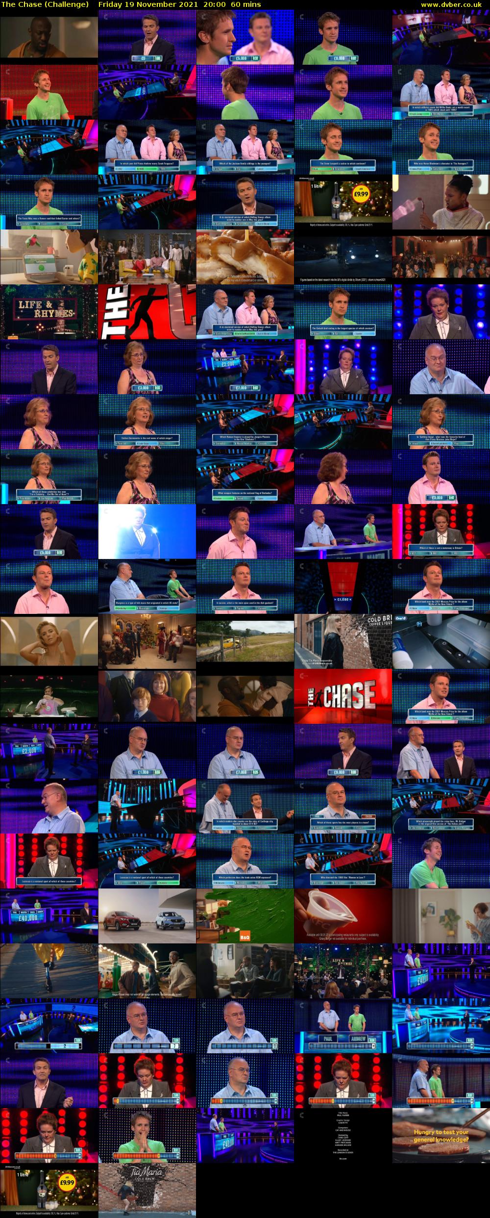 The Chase (Challenge) Friday 19 November 2021 20:00 - 21:00