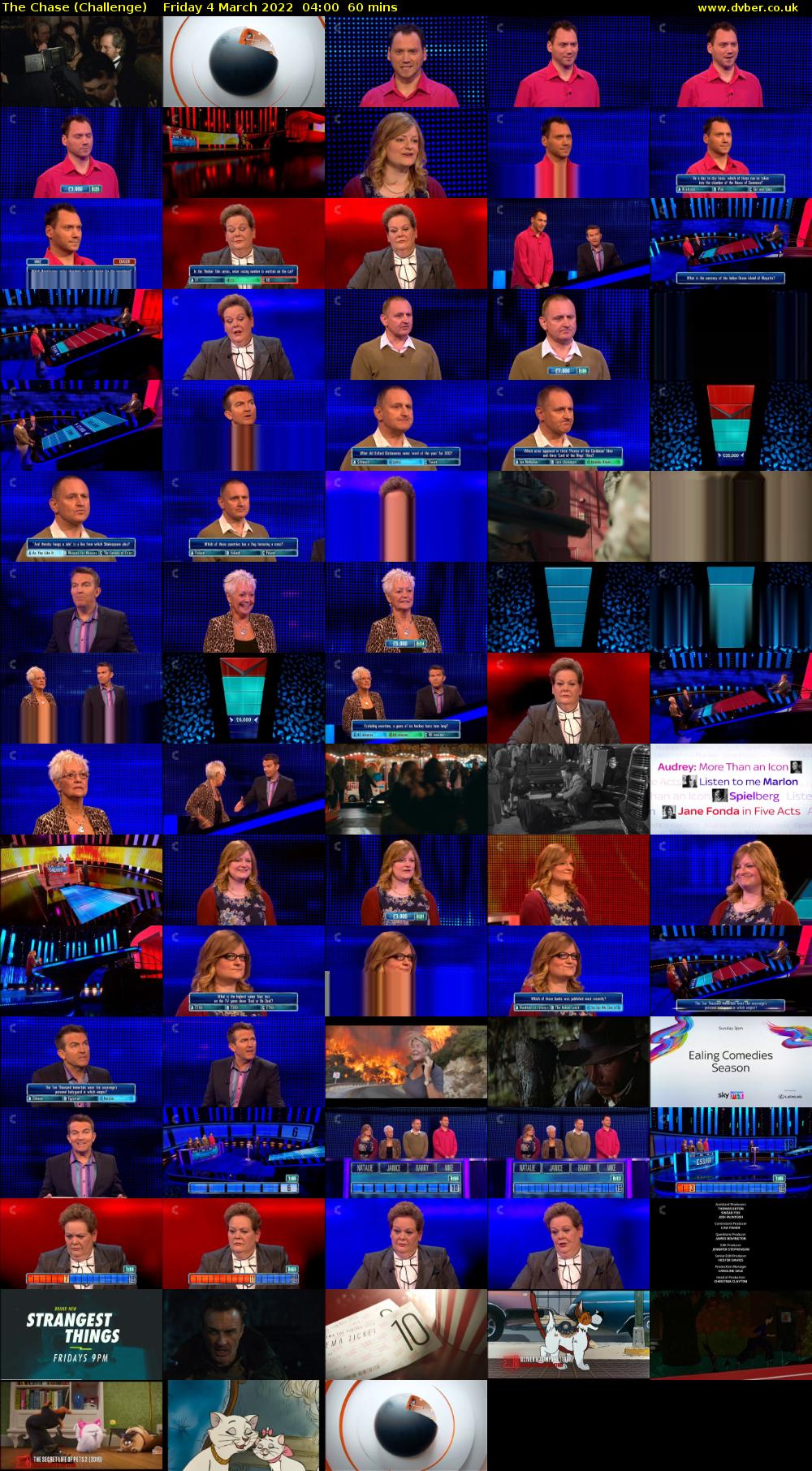 The Chase (Challenge) Friday 4 March 2022 04:00 - 05:00