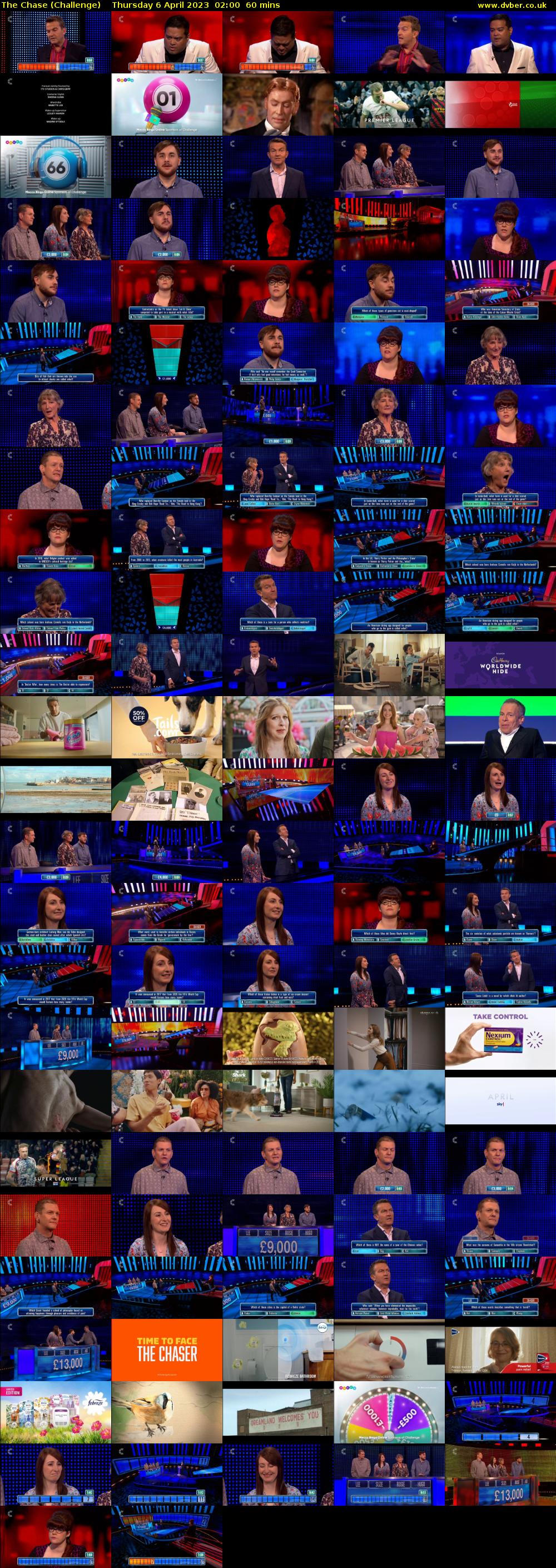 The Chase (Challenge) Thursday 6 April 2023 02:00 - 03:00