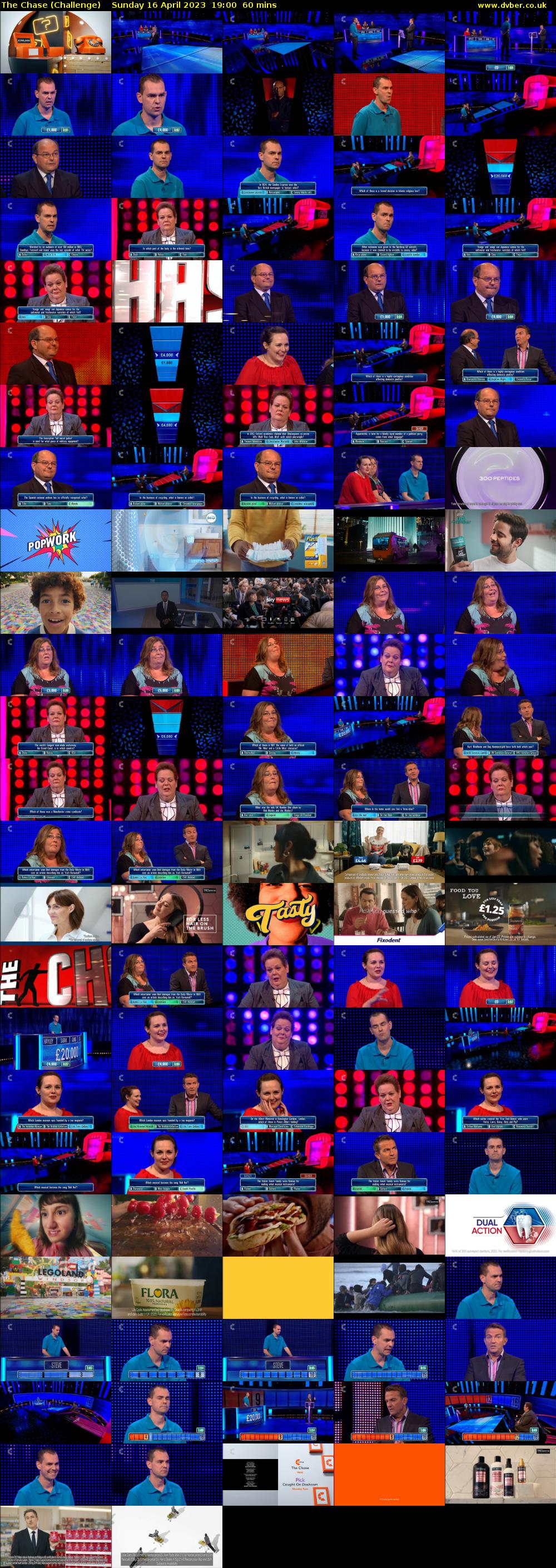 The Chase (Challenge) Sunday 16 April 2023 19:00 - 20:00