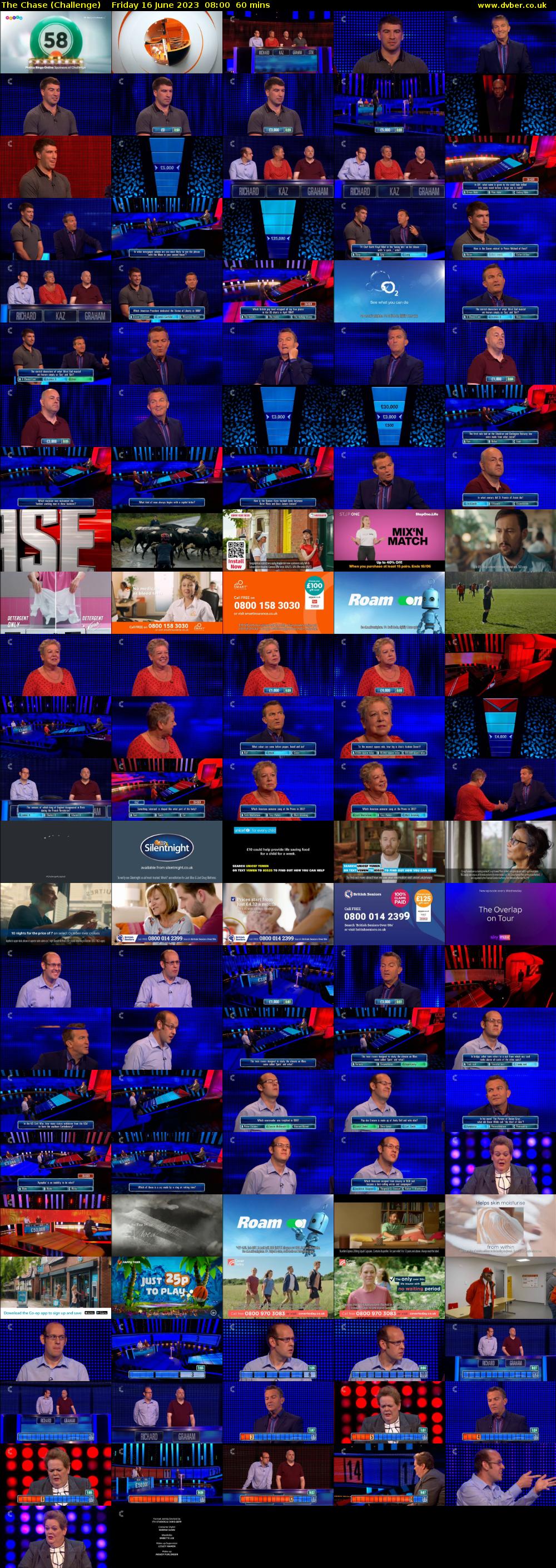 The Chase (Challenge) Friday 16 June 2023 08:00 - 09:00