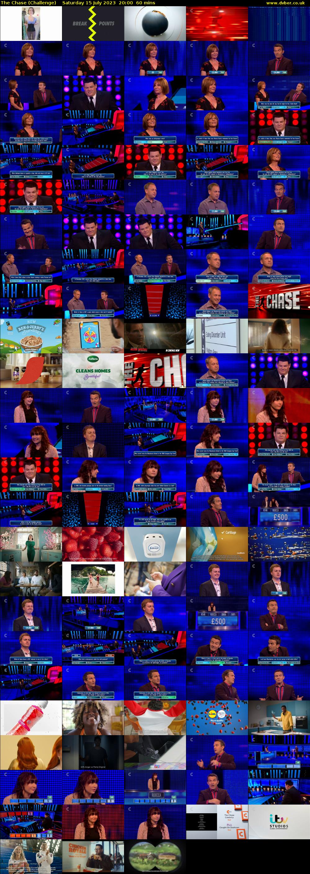 The Chase (Challenge) Saturday 15 July 2023 20:00 - 21:00