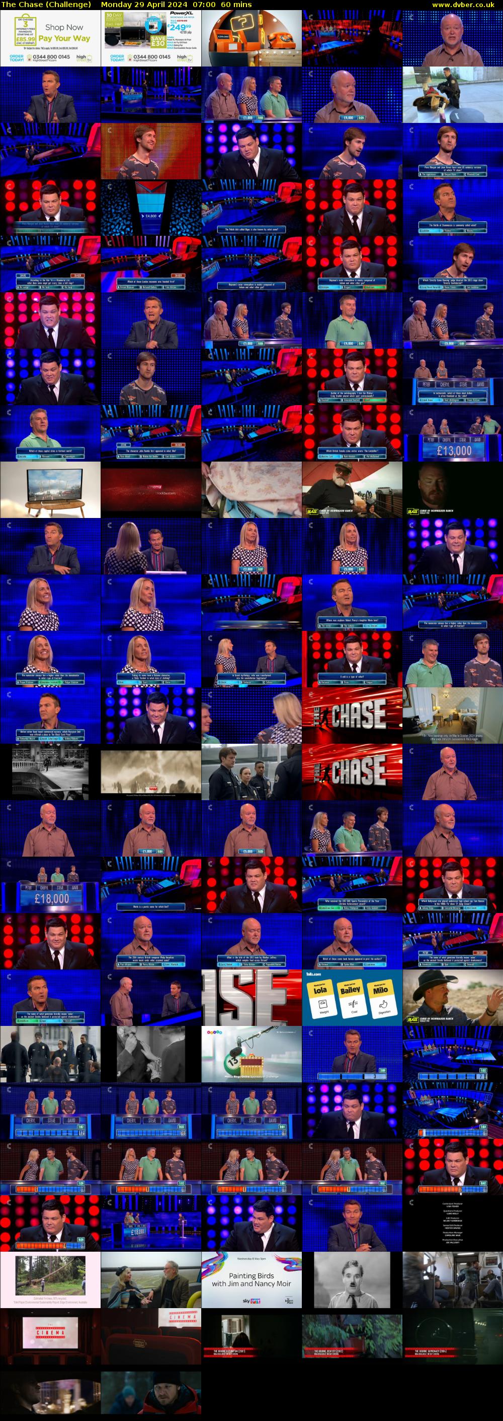 The Chase (Challenge) Monday 29 April 2024 07:00 - 08:00
